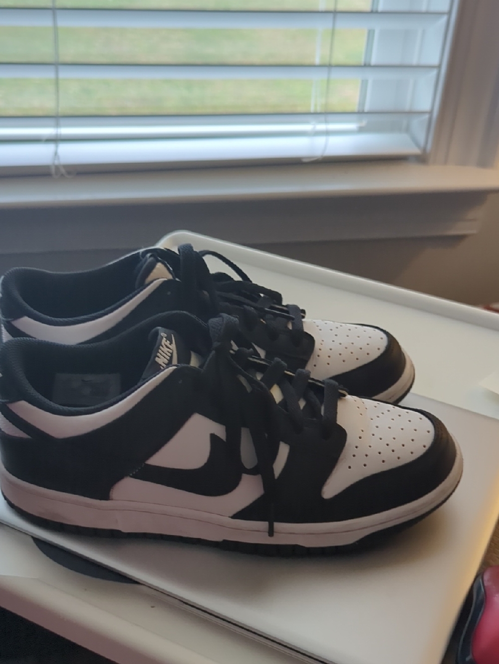 Nike Black and White Low-Top Dunks